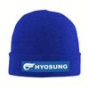 Hyosung Motorcycle Warm Knitted Cap Fashion Bonnet Hat Autumn Winter Outdoor Beanies Hats for Unisex Adult