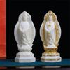 Imitation Ivory Guanyin Bodhisattva Statue Chinese Buddhism   Feng Shui Decoration Home  Buddhist Altar Ornament
