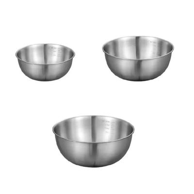 Mixing Bowl Easy To Clean Cooking Basins StainIess Steel Material Nesting Bowl