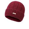 Fashion Rabbit Hair Twist Knitted Hat Medium Old Man Velvet Warm Cold Wool Hat Lady Mother Pullover Hat