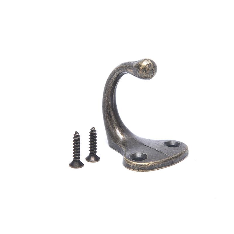 

Металлические антикварные настенные дверные крючки для одежды из цинкового сплава для ванной комнаты бронзовый