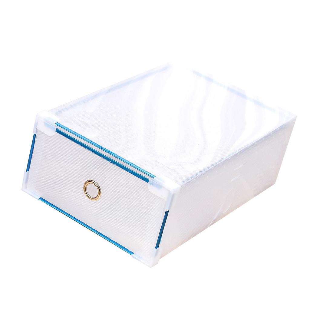 Transparent Shoe Box Drawer Type Dustproof Multifunctional Desktop Organizer Storage Box for