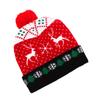 LED Light-Up Knitted Christmas Hat for Adults & Kids - Festive Party Accessory