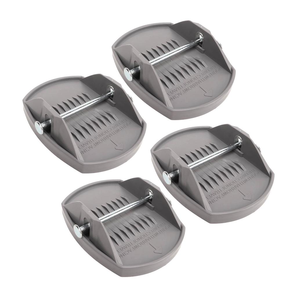 4PCS Caravan Jack Pads Load Dispersion Rust Proof High Strength Heavy Duty Jack Lifting Pad Adapter 