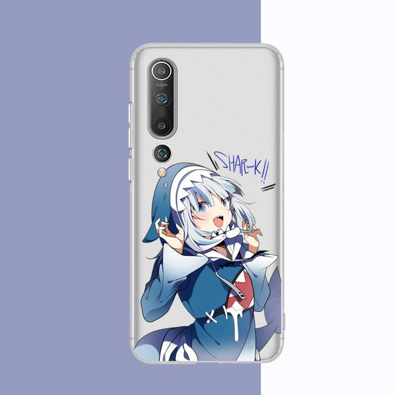 

Чехол для телефона Gawr Gura для Samsung S20 S10 lite S21 plus для Redmi Note8 9pro для Huawei P20 Прозрачный чехол HuaweiP40lite EU