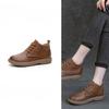 New Women's Shoes Chunky Heels Retro Casual Ankle Boots and Versatile Boots