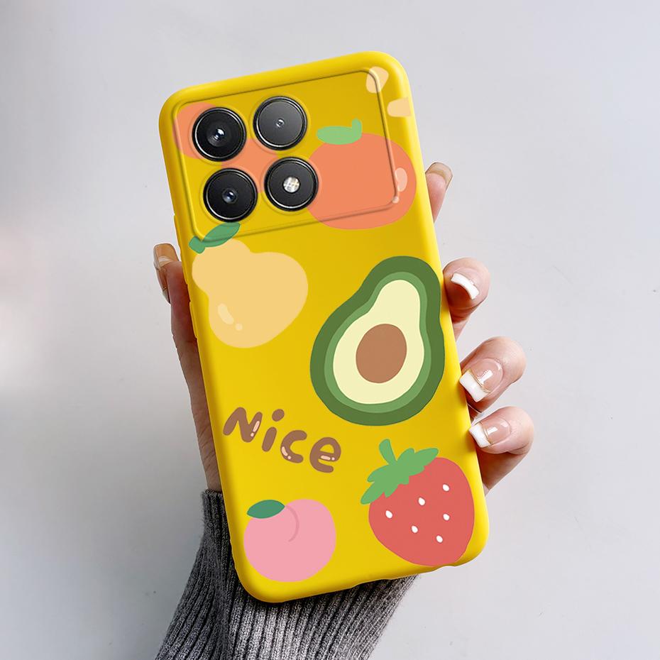 For Xiaomi POCO F6 Pro Case Cute Bear Cartoon Frog Silicone Soft Rubber Camera Protector Case POCO F6 Pro Case POCO F6 Pro Cover