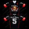 5FDP Five Finger Death Punch חולצת טי עם גולגולת מודפסת תלת-ממדית יומיומית עם שרוולים קצרים צווארון מלחים מידה גדולה לגברים נשים חולצת טי
