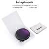 NEEWER 67mm True Color Variable and CPL Filter with Hand HD Optical Alloy ND3-ND64 Knob, 2-in-1 Adjustable, Multi-Coated Glass/Aluminum Frame,
