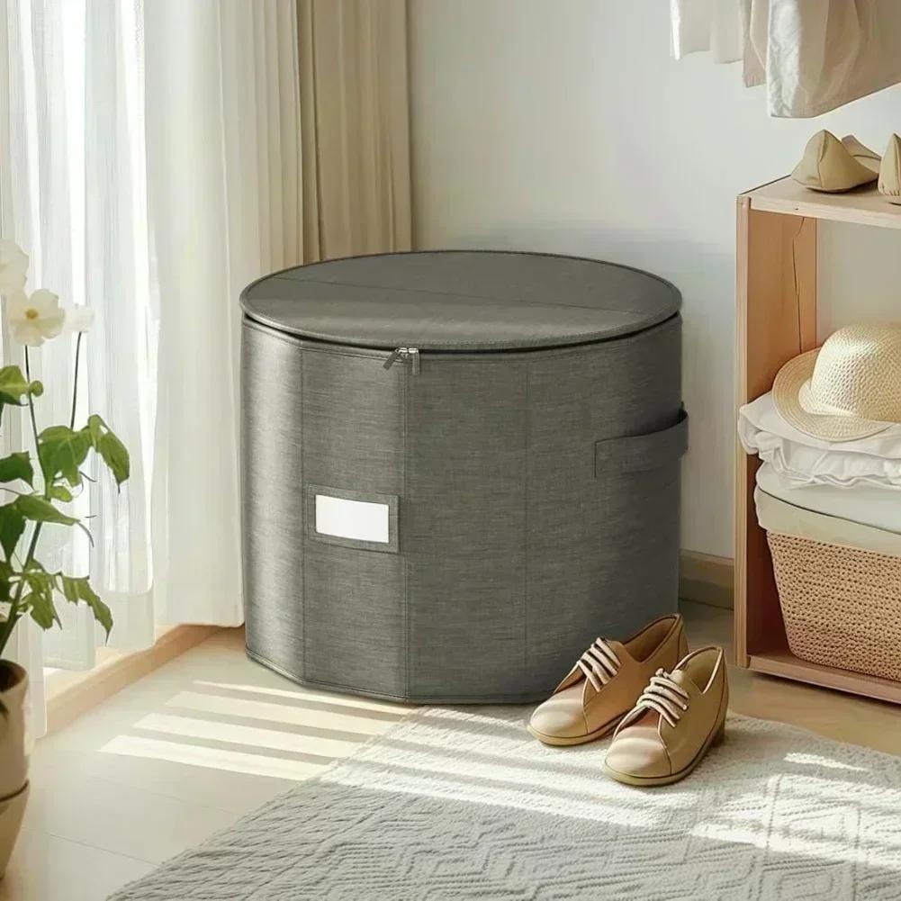 Für Kleiderschrank Schuhorganizer Rund mit Trennwänden und Modularen Fächern Zylindrisches Lagerregal Platzsparendes Merkmal