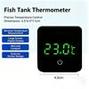 Lcd Digital Fish Tank Mini Thermometers Aquarium Self-Adhesive Thermometer Large Screen Monitor Terrarium Temperature Meter