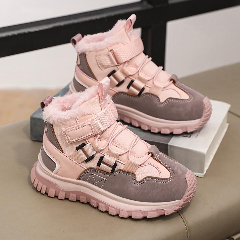 Fleece Student Baby Leisure Running Price Is Excellent, Winter Travel Shoes Men Keep Warm Up To Large Cotton Sports Women Go Out Children