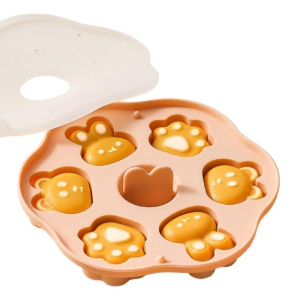 DIY Baby Food Steamed Cake Mold Creative Cartoon Baking Mold Silicone Cake Mold  Baking Tool