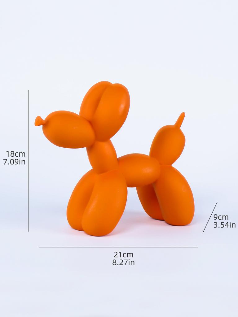 Nordic Minimalist Resin Balloon Dog Sculpture for Home Decor Bedroom Living Room and Table Decoration Trendy Decorative Figurine
