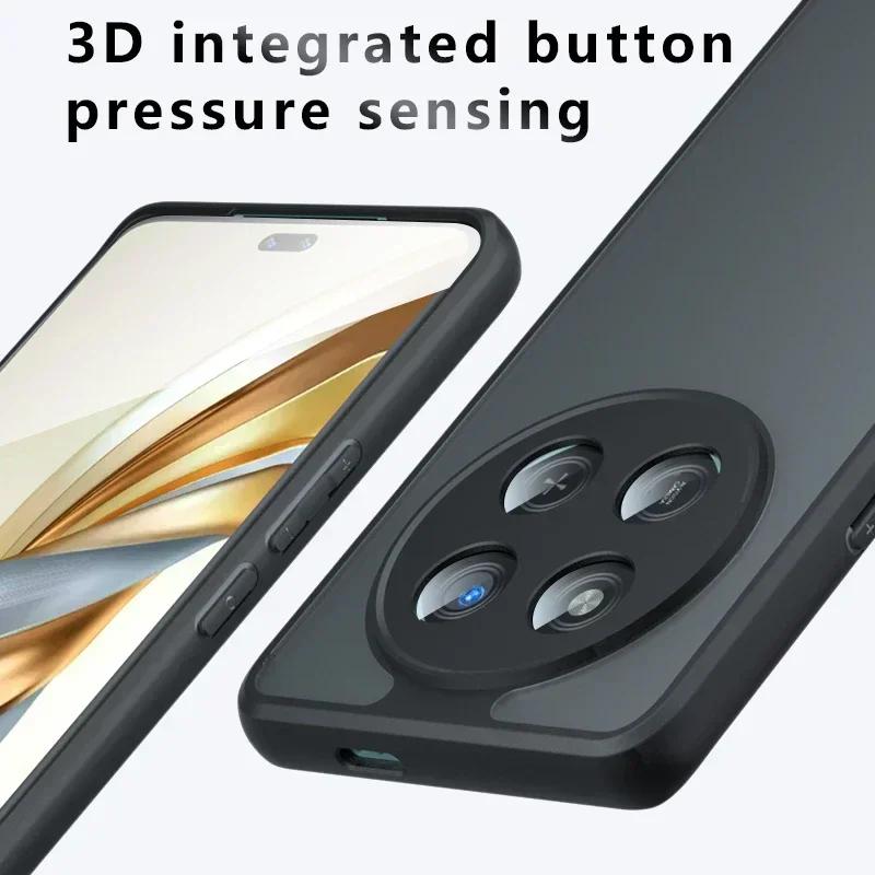 Matte Phone Case for Honor X9C Smart Shockproof Airbag Hard Bumper Soft Frame Back Cover for Honor Magic 7 Lite 7Pro X9C Smart Bumper Shell