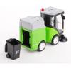 Alloy Sweeper Model Diecast Road Cleaning Refuse Bin Classification Sanitation Vehicles Car Model Sound and Light Kids Gifts