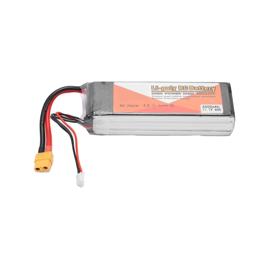 11.1V 5000mAh 60C 3S Lipo Battery XT60 Plug for RC Drones Quadcopter Car Airplane