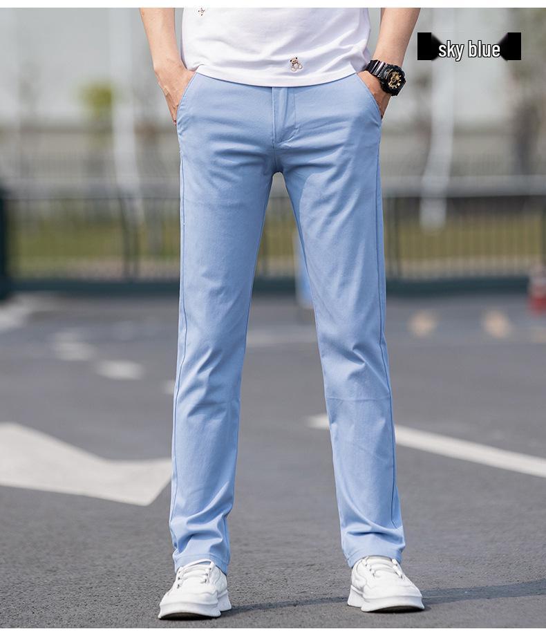 

Men s Slim Fit Western Trousers - Light, Straight-Leg, Casual Spring Pants 36 темно-сірий