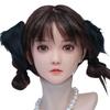 100% Silicone Head Standard Wig Suitable for 130-180CM Sex Doll Body 2 Connection Methods GJ-ZP020