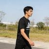 Adidas Sports Fashion Casual Breathable Round Neck Short Sleeve T-Shirt Unisex Tops ADICLTS24CS-BW