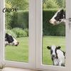 Waterproof PVC Wall Decor for Bathroom Realistic Milk Cow Stickers, Decal,3D Animal Door Decorative Murals Nursery Peel And Stick Art Home Bedroom