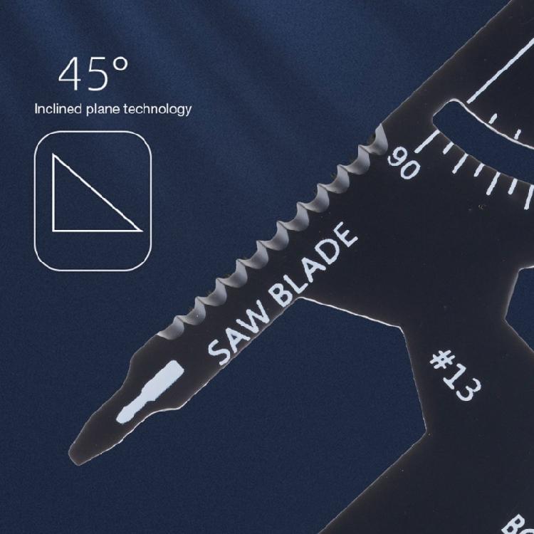 15 in 1 Survival Combination Tool Card Stainless Steel Survival Pocket Tool