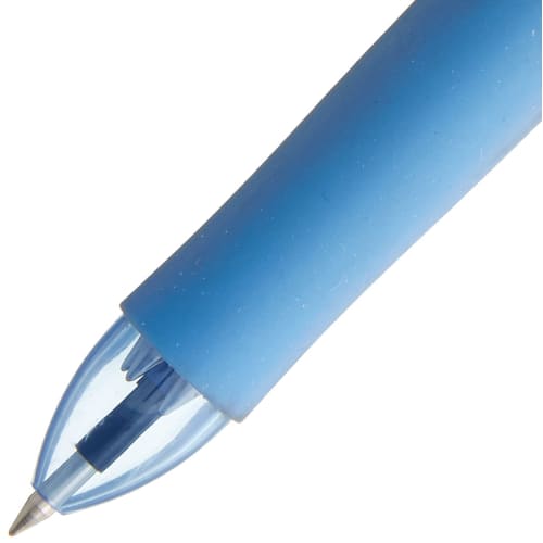Pilot Ballpoint Pen Frixion Ball 4 0.5mm Extra Fine 4 Colors (Black, Red, Blue, Green) Light Blue (LKFB-80EF-LB)