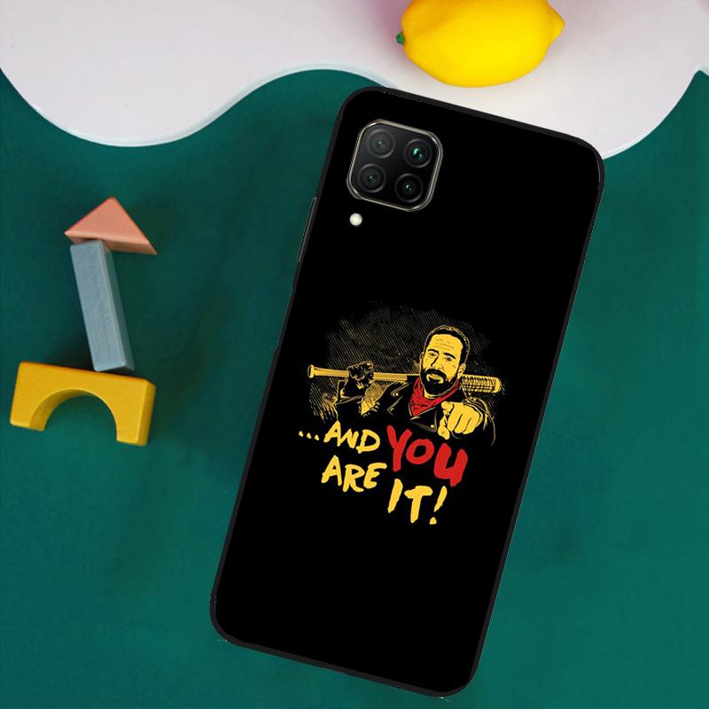 Negan The Walking Dead For Huawei Nova 9 10 SE 8i 11i 12i 12s Y60 Y61 Y70 Y90 Y72 Y73 Y91 P60 Pro P40 P30 Lite Case