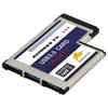 Super Speed 54mm Express Card to 3 Ports USB 3 Adapter Converter