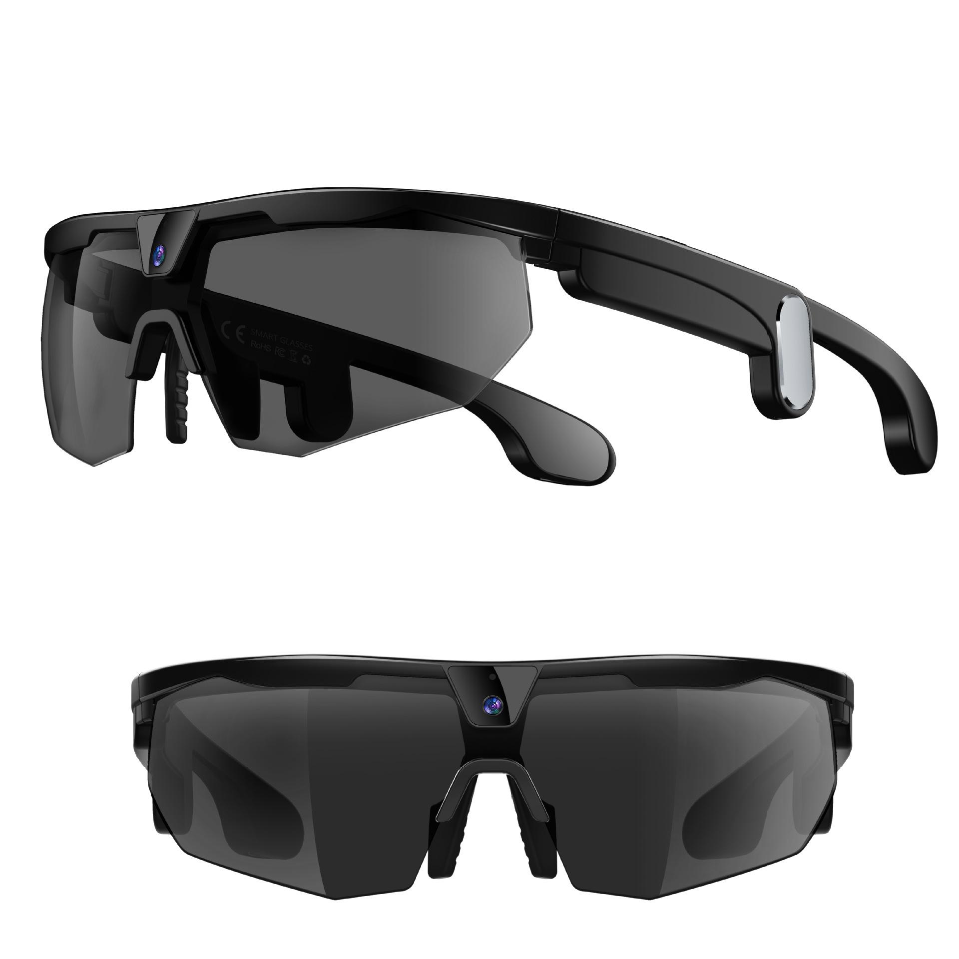 W640 Smart Cycling Glasses: 800W Pixel Camera, Voice Assistant, Translation, Music, Bluetooth Calls.