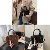 Street Style Bucket Bag With Pu Material And Zipper Closure For Daily Use