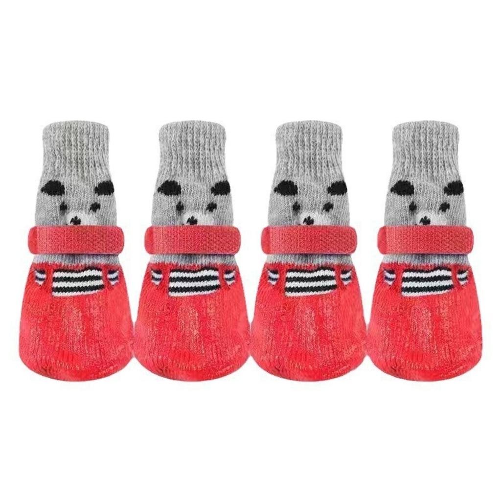 Pet Shoes And Socks And Wear-resistant Shoe Covers Outdoor Sports Foot Warm And -fall Socks