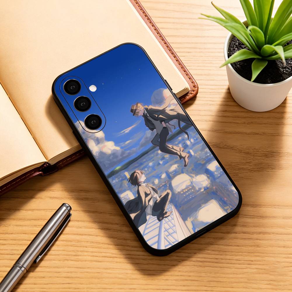 BSD D-Dazai Osamu   Phone Case Black Silicone Soft For Samsung Galaxy A73,A72,A71,A70,A53,A52,A51