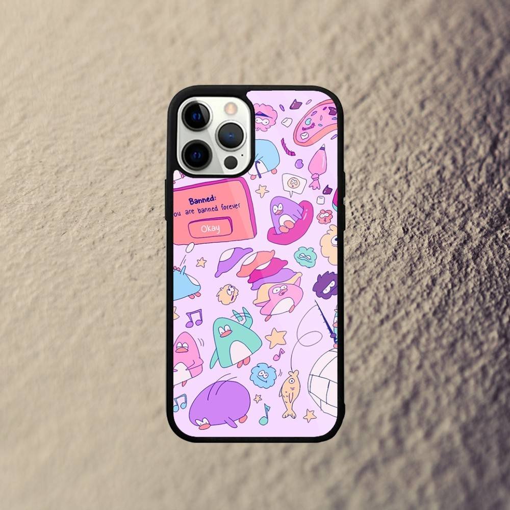 

Game Club Penguin Phone Case For iPhone 16,15,14,13,12,11,Pro,Max,Plus,Mini,SE New Magsafe Magnetic Wireless Charging iPhone15