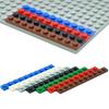MOC Bricks Toys Educational Creative Compatible Brand Plate Thin Long Dots 30Pcs 4477 Building Blocks 1x10 1*10 for Kid