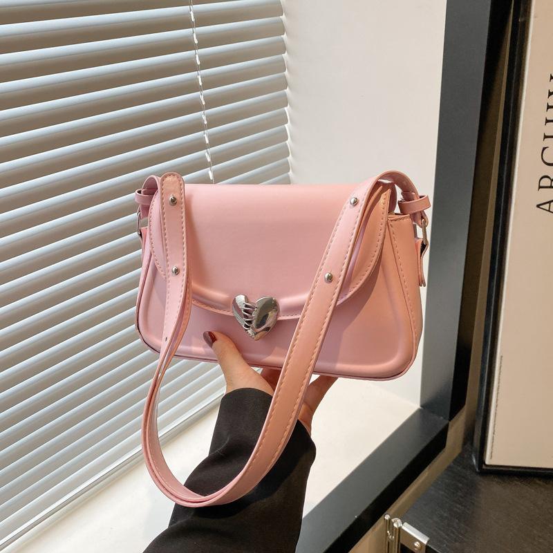 

Premium texture, appearance, small square bag, new summer popular messenger bag, fashionable shoulder underarm bag, handbag. розовый