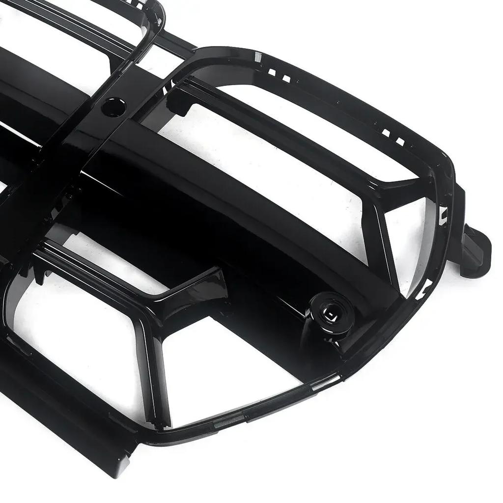 Gloss Black CSL STYLE Front Kidney Grille ABS For BMW G80 M3 G82 G83 M4 2020+ QCYZR1