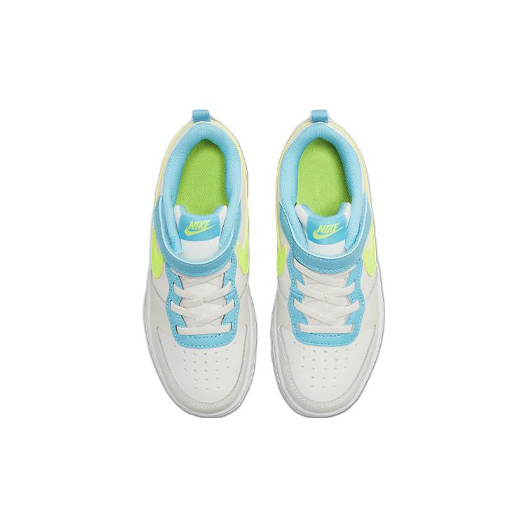 Nike Court Borough Low 2 PS 'White Baltic Blue Volt' BQ5451-122