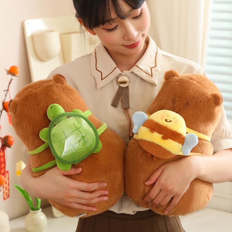 Capybara Animal Plush Design Turtle Bee Oyster Birthday Gift Decoration Bedroom
