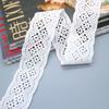 Cotton Engraved Hole Water-Soluble Embroidery Lace, Cotton Hollow Barcode Lace, Lolita Clothing Cotton Thread Lace Accessories