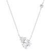 S925 Sterling Silver Zircon Bow Gourd Necklace for Women - Elegant, Versatile Clavicle Chain Pendant