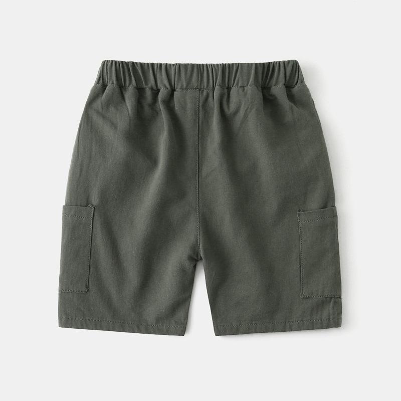 Boys' Cropped Pants Korean Summer Pants Children's Letter Shorts Baby Casual Shorts