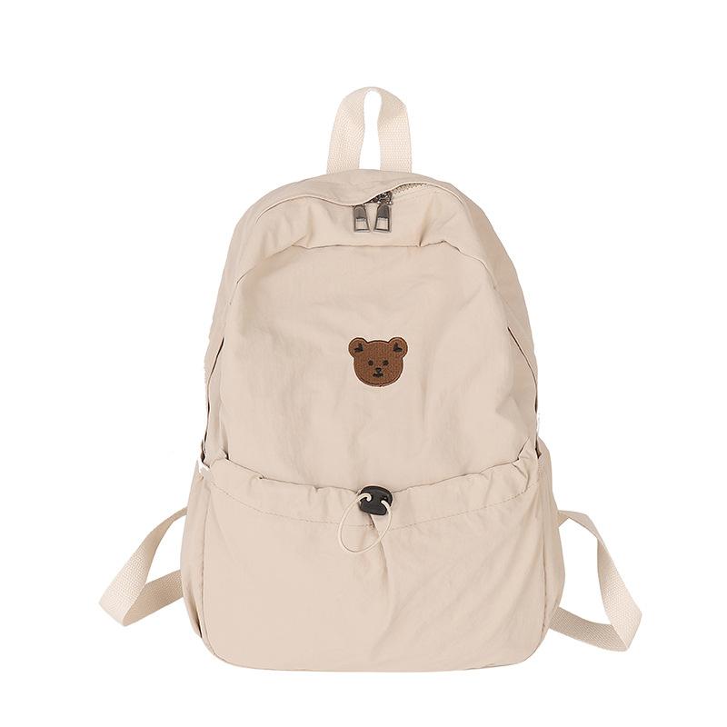 Cute Kids Backpack School Bags For Girls Boys Bear Bunny Nylon Kindergarten Children Bag For Travel Students Backpacks