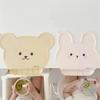 Bear Shape Kids Table Mat Waterproof Baby Placemat Cute Baby Silicone Placemat  Baby