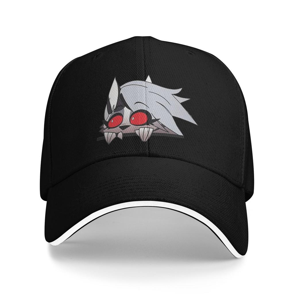 Helluva Boss Logo Baseball Caps Hip Hop Sandwich Hat Unisex Women Adjustable Dad Hat Outdoor