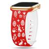 3D Embossed Easter Egg Silicone Strap for Apple iWatch