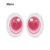 50pcs High Transparency Doll Eyes Accessories Crystal Simulation Glass Eye Patches
