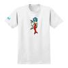 Krooked Skateboards Shirt Mermaid White/Blue