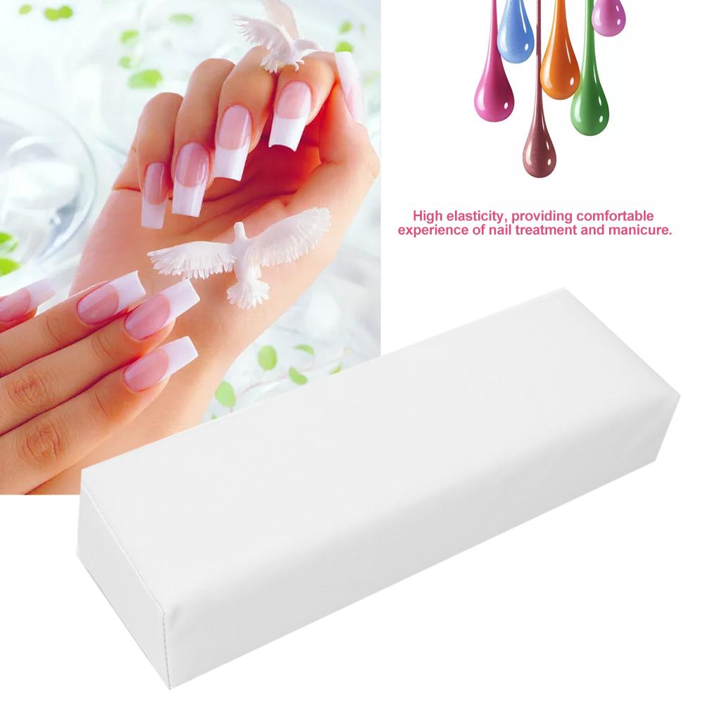 Nail Art Hand Pillow Beauty Salon Soft Hand Arm Rest Holder Cushion Manicure Tool White