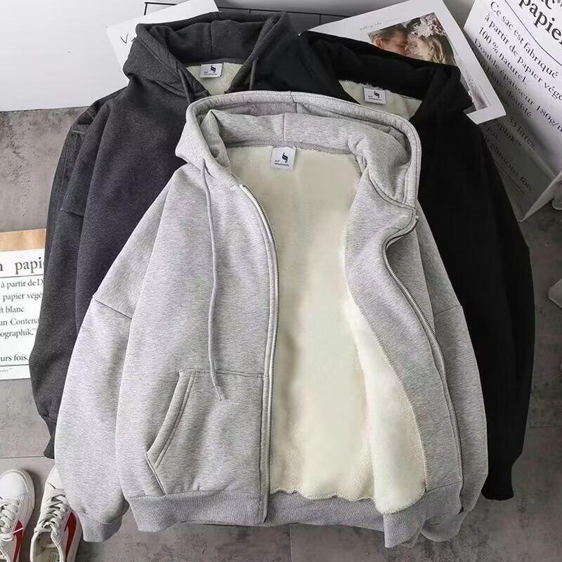 Men's Plus Size Zipper Cardigan Hooded Sweatshirt for Autumn/Winter 2025